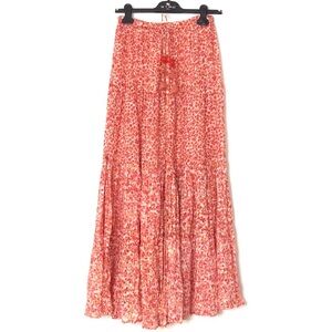 Poupette St. Barth Coral Floral Maxi Skirt medium size